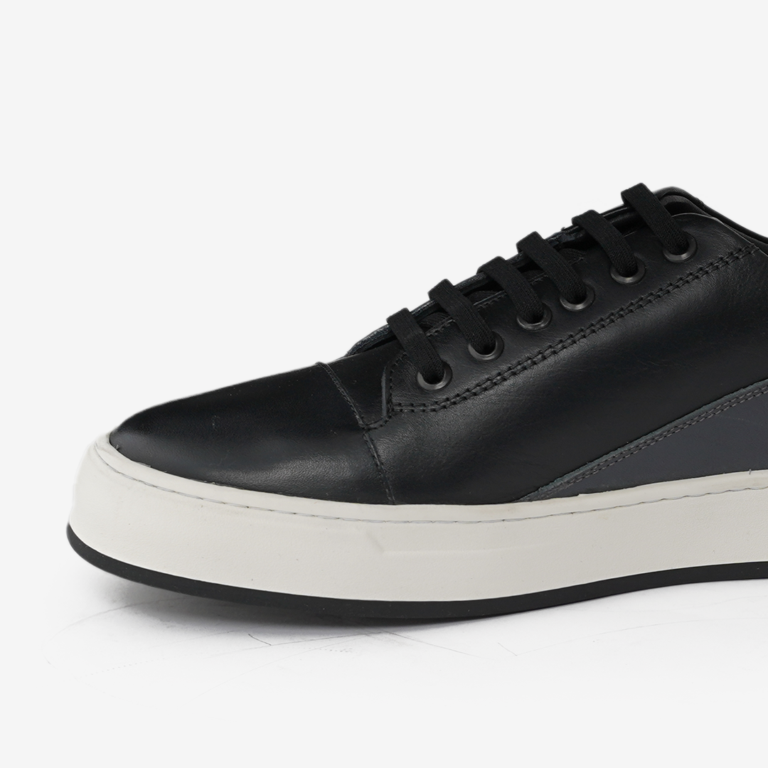 BASKET BOLT en Cuir, Noir -CL6069