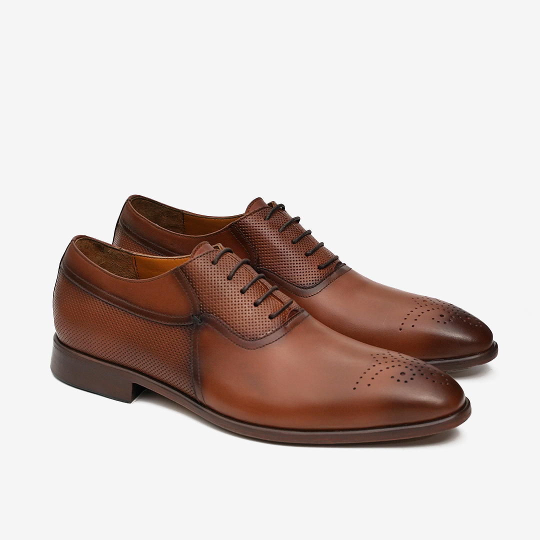 DARIO en Cuir, Tabac – CL016