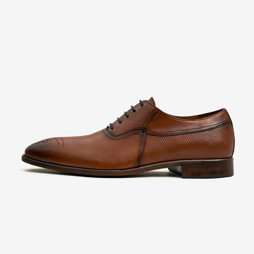 DARIO en Cuir, Tabac – CL016